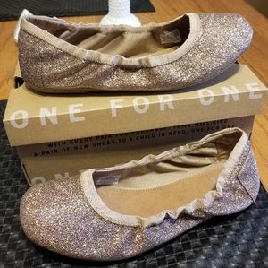 Toms iridescent ballet flats